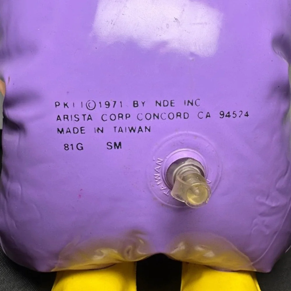 Vintage 1971 The Letter People Inflatable Mr.G Giggling‎ Arista Corp Alphabet
